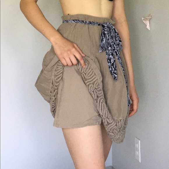 Moss Green Summer Skirt - Picture 5 of 7